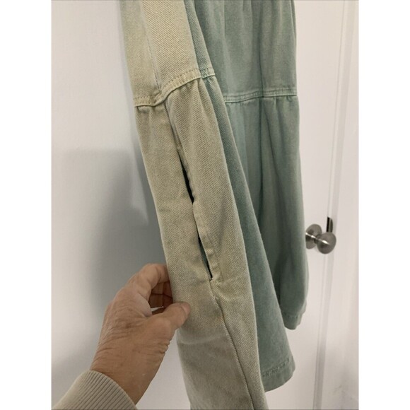 Louna Green Denim Mini Dress Size Small $128 - Picture 8 of 14